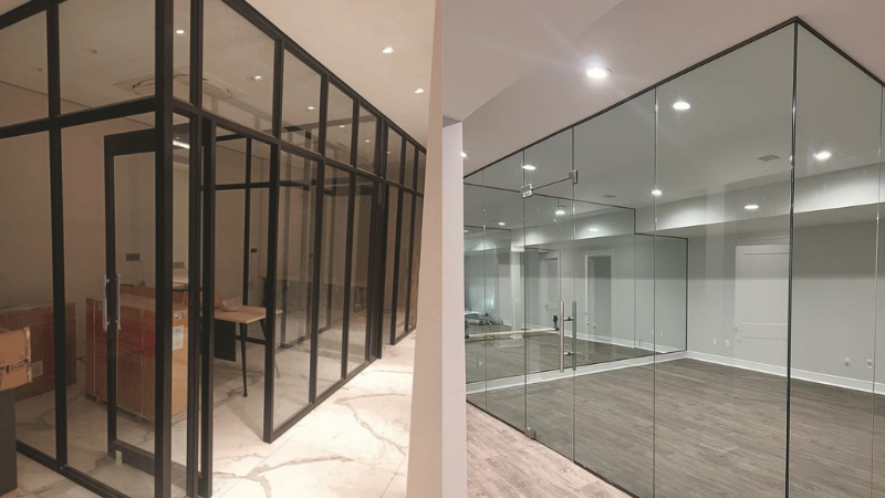 aluminum partition