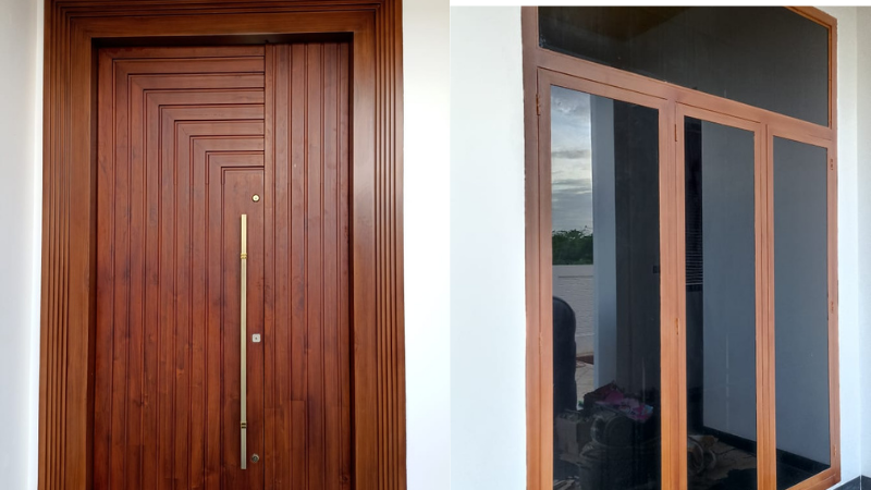 wooden door